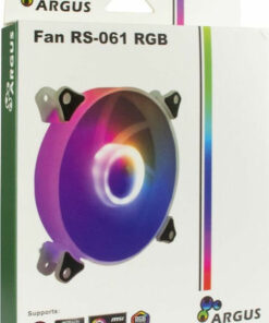Alternative view of Argus RS-061 RGB Case Fan 120mm με Σύνδεση 4-Pin PWM Λευκό