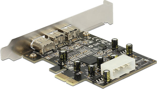 DeLock Κάρτα PCIe σε 2 θύρες Firewire 800 και 1 θύρα Firewire 400 (89153) - Image 2