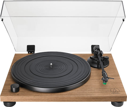 Audio Technica AT-LPW40WN Πικάπ με Belt Drive και Προενίσχυση Καφέ