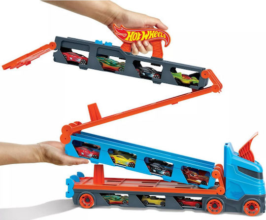 Hot Wheels Speedway Hauler Σετ με Φορτηγό 1:64 για 4+ Ετών GVG37 - Image 4