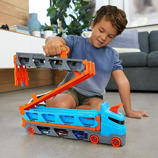 Hot Wheels Speedway Hauler Σετ με Φορτηγό 1:64 για 4+ Ετών GVG37 - Image 7