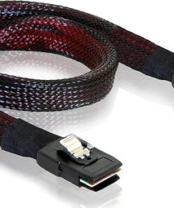 Alternative view of DeLock Mini SAS - Mini SAS Cable 50cm Πολύχρωμο (83055)