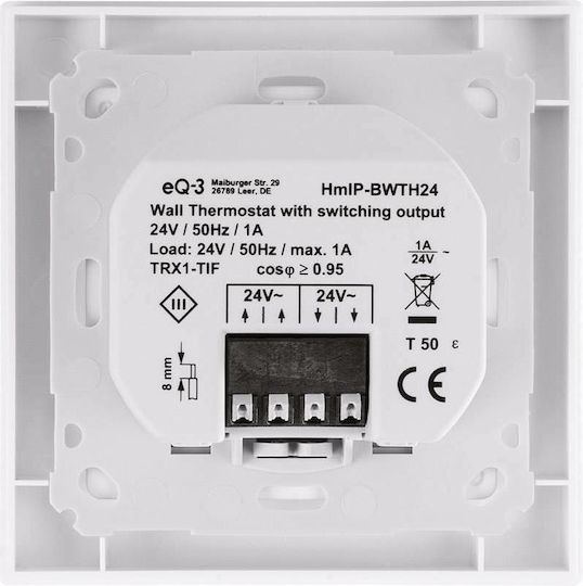 HomeMatic HmIP-BWTH24 Θερμοστάτης Smart Ημερήσιος - Image 3