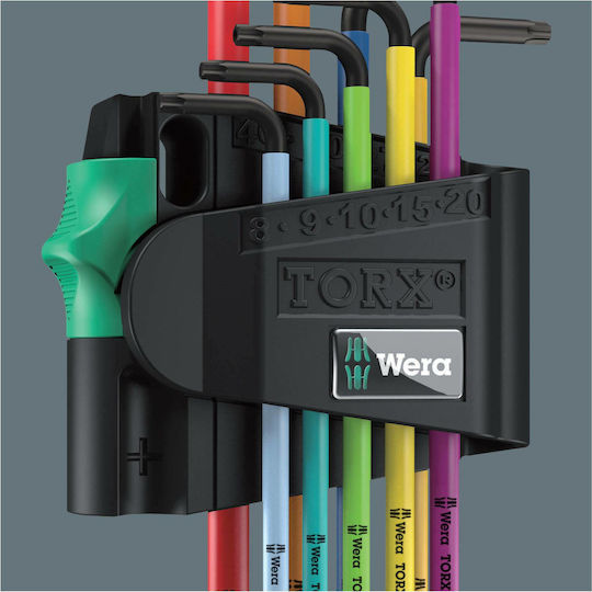 Wera Σετ 9 Κλειδιά Torx σε Σχήμα L 967/9 TX BO 05024335001 - Image 2