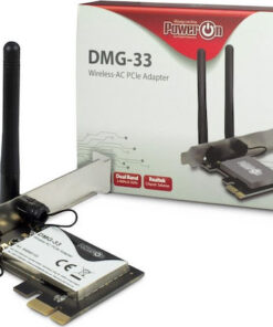 Inter-Tech DMG-33 Ασύρματη Κάρτα Δικτύου Wi‑Fi 5 (1300Mbps) PCI-e