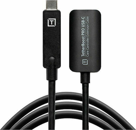 Tether Tools Tetherboost Pro Regular USB 3.1 Cable USB-C male - USB-B female Μαύρο 4.6m (TET-TBPRO3-BLK)