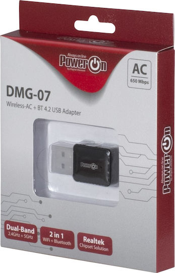 Inter-Tech DMG-07 Ασύρματος USB Αντάπτορας Δικτύου 650Mbps - Image 4