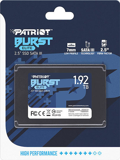 Patriot Burst Elite SSD 1.9TB 2.5'' SATA III PBE192TS25SSDR - Image 4
