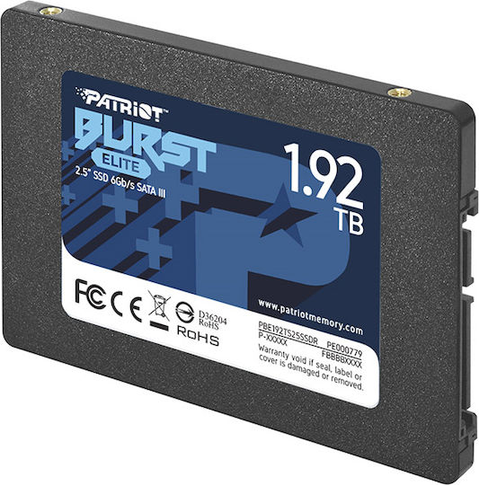 Patriot Burst Elite SSD 1.9TB 2.5'' SATA III PBE192TS25SSDR - Image 2