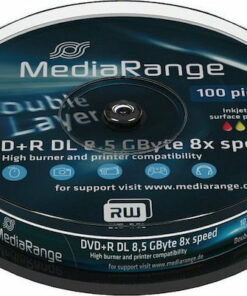 Alternative view of MediaRange Εγγράψιμα DVD+R 8x Dual Layer 8.5GB Cake Box 10τμχ MR468