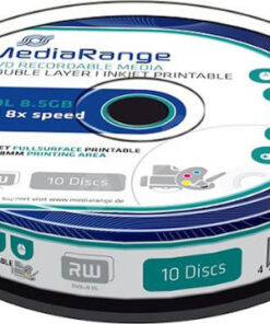 MediaRange Εγγράψιμα DVD+R 8x Dual Layer 8.5GB Cake Box 10τμχ MR468