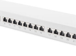 Alternative view of Digitus Patch Panel Shielded για Rack 1U 19" 24 Θυρών cat6a Γκρι DN-91624S-EA