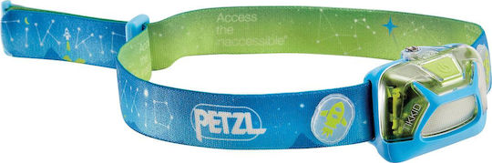 Petzl Φακός Κεφαλής LED IPX4 με Μέγιστη Φωτεινότητα 30lm Tikkid Leuchte Μπλε 3τμχ E091BA00