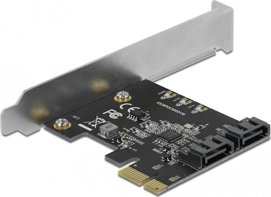DeLock Κάρτα PCIe σε 2 θύρες SATA (90431) - Image 3