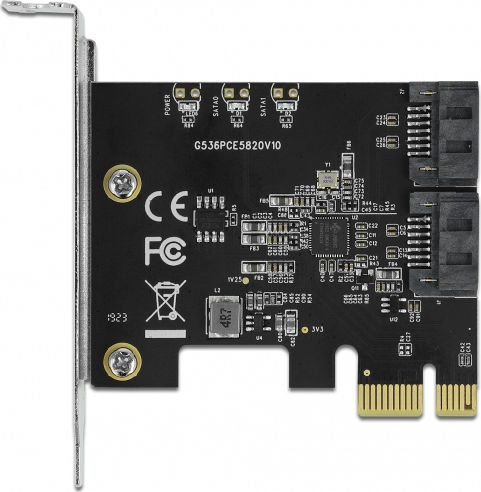 DeLock Κάρτα PCIe σε 2 θύρες SATA (90431) - Image 4