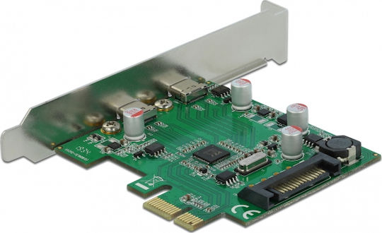 DeLock Κάρτα PCIe σε 2 θύρες Type-C (90493) - Image 2