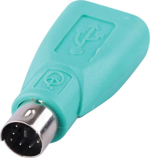 Goobay 68919 Μετατροπέας PS/2 male σε USB-A female Πράσινο 1τμχ - Image 2