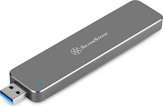 Silverstone Θήκη για Σκληρό Δίσκο M.2 SATA III με σύνδεση USB3.1 σε Γκρι χρώμα SST-MS09C - Image 3