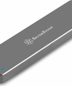 Silverstone Θήκη για Σκληρό Δίσκο M.2 SATA III με σύνδεση USB3.1 σε Γκρι χρώμα SST-MS09C