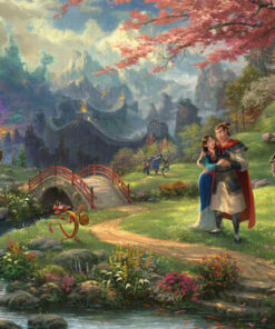 Alternative view of Puzzle Disney Mulan Blossoms of Love 2D 1000 Κομμάτια 59672