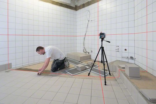 Bosch GLL 3-80 C Professional Αυτορυθμιζόμενο Γραμμικό Αλφάδι Laser Κόκκινης Δέσμης 12V με Εύρος Εργασίας 30m - Image 3