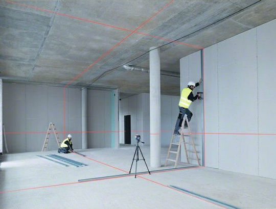 Bosch GLL 3-80 C Professional Αυτορυθμιζόμενο Γραμμικό Αλφάδι Laser Κόκκινης Δέσμης 12V με Εύρος Εργασίας 30m - Image 4
