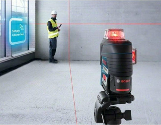Bosch GLL 3-80 C Professional Αυτορυθμιζόμενο Γραμμικό Αλφάδι Laser Κόκκινης Δέσμης 12V με Εύρος Εργασίας 30m - Image 5