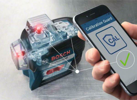 Bosch GLL 3-80 C Professional Αυτορυθμιζόμενο Γραμμικό Αλφάδι Laser Κόκκινης Δέσμης 12V με Εύρος Εργασίας 30m - Image 6