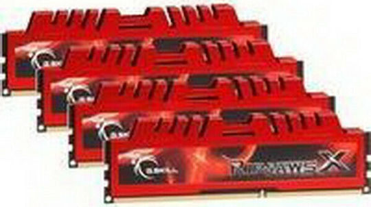 G.Skill RipjawsX DDR3 32GB RAM με 4x8GB Modules και Ταχύτητα 1600 για Desktop F3-12800CL10Q-32GBXL - Image 2