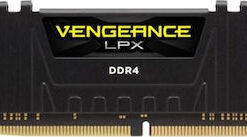 Alternative view of Corsair Vengeance LPX DDR4 32GB RAM με 4x8GB Modules και Ταχύτητα 2666 για Desktop CMK32GX4M4A2666C16