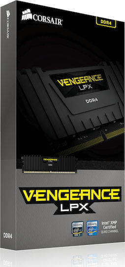 Corsair Vengeance LPX DDR4 32GB RAM με 4x8GB Modules και Ταχύτητα 2666 για Desktop CMK32GX4M4A2666C16 - Image 7