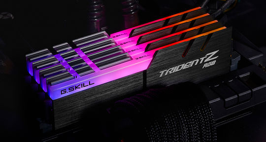 G.Skill Trident Z RGB DDR4 32GB RAM με 4x8GB Modules και Ταχύτητα 4000 για Desktop F4-4000C18Q-32GTZRB - Image 6
