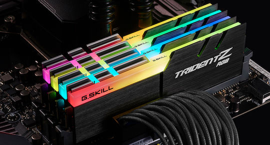G.Skill Trident Z RGB DDR4 32GB RAM με 4x8GB Modules και Ταχύτητα 4000 για Desktop F4-4000C18Q-32GTZRB - Image 5