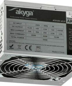 Alternative view of Akyga AK-B1-550 550W Γκρι Τροφοδοτικό Υπολογιστή Full Wired