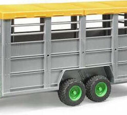 Bruder Livestock Trailer With Cow Αυτοκινητάκι 1:16 Αγροτικό για 3+ Ετών