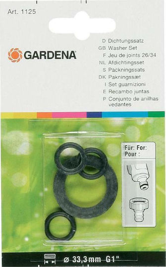 Gardena O ring Σετ Λαστιχάκια Για Ρακόρ 902, 2902 & 18202 01125-20 4τμχ
