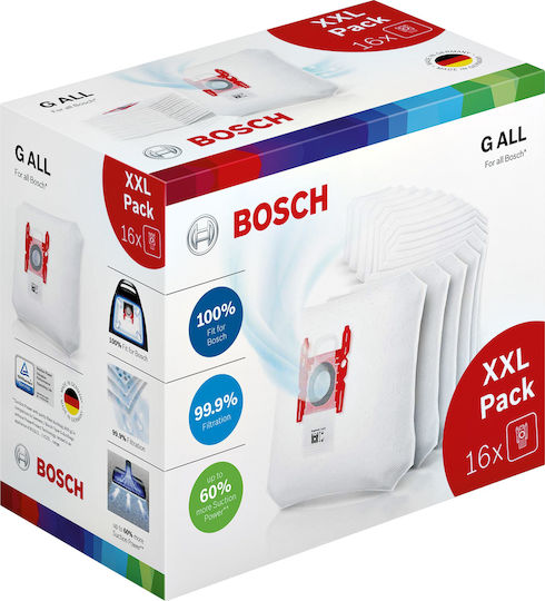 Bosch BBZ16GALL Σακούλες Σκούπας 16τμχ Συμβατή με Σκούπα Bosch - Image 2