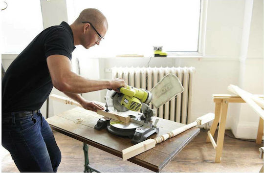 Ryobi EMS190DCL Φαλτσοπρίονο Μπαταρίας με Ταχύτητα Κοπής 4500rpm (χωρίς Μπαταρία και Φορτιστή) - Image 3