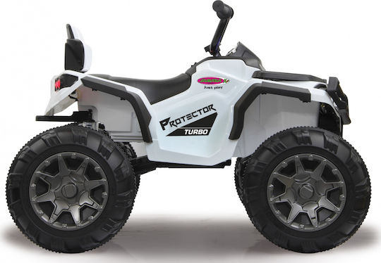 Παιδική Γουρούνα Quad Protector Ηλεκτροκίνητη 12 Volt Λευκή για 3+ ετών 460248 - Image 6