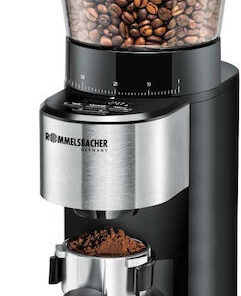 Rommelsbacher EKM 500 Ηλεκτρικός Μύλος Καφέ 160W με Χωρητικότητα 100gr και 12 Επίπεδα Άλεσης Μαύρος