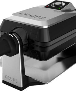 Krups FDD95D Βαφλιέρα 2 Θέσεων σε Ορθογώνιο Σχήμα 1200W
