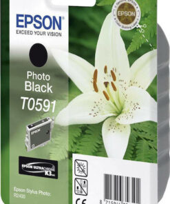 Alternative view of Epson T0591 Γνήσιο Μελάνι Εκτυπωτή InkJet Photo Μαύρο (C13T05914010)