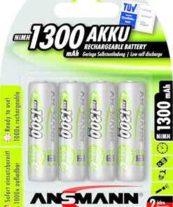 Ansmann Επαναφορτιζόμενες Μπαταρίες AA Ni-MH 1300mAh 1.2V 4τμχ