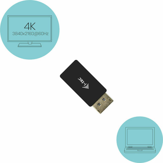 i-tec Μετατροπέας HDMI female σε DisplayPort male 1τμχ DP2HDMI4K60HZ - Image 3