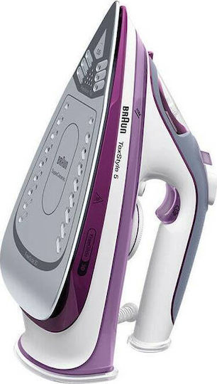 Braun TexStyle 5 SI 5037 VI Σίδερο Ατμού 2700W με Κεραμική Πλάκα και Συνεχόμενη Παροχή 50gr/min S7818046 - Image 2