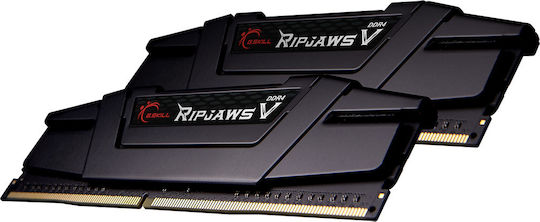 G.Skill Ripjaws V DDR4 64GB RAM με 2x32GB Modules και Ταχύτητα 2666 για Desktop F4-2666C19D-64GVK - Image 2