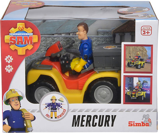 Simba Fireman Sam Mercury Quad Figure Αυτοκινητάκι για 8+ Ετών - Image 6