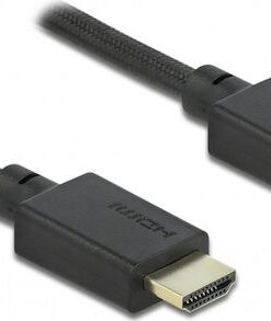 Alternative view of DeLock HDMI 2.1 Cable HDMI male - HDMI male 1m Μαύρο 85387