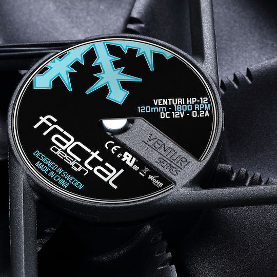 Fractal Design Venturi HF-12 Case Fan 120mm με Σύνδεση 4-Pin PWM Λευκό - Image 3