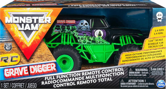 Spin Master Monster Jam Grave Digger Τηλεκατευθυνόμενο Αυτοκίνητο Monster Truck 6044955 - Image 4